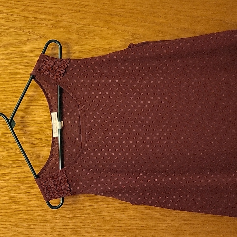 XL blouse crimson